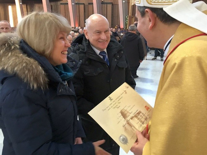 Jubileusze małżeńskie w Świątyni Opatrzności Bożej