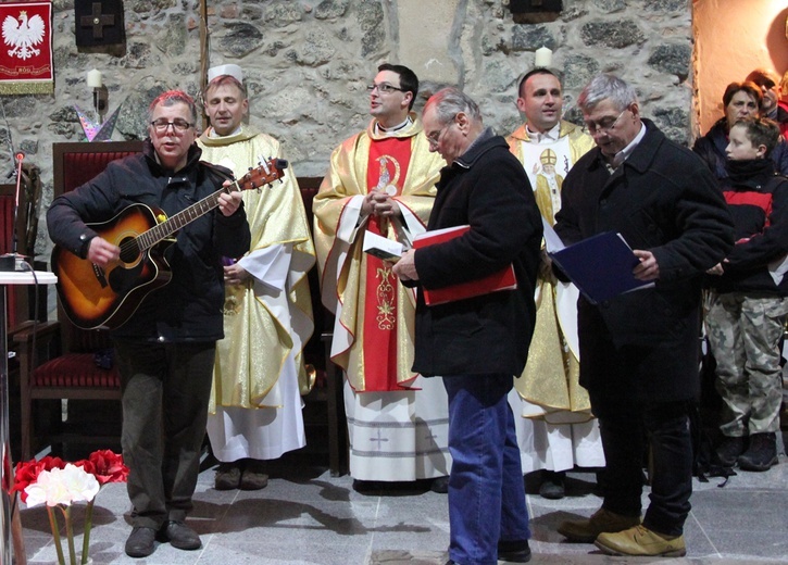 Nowy Rok witany na Ślęży