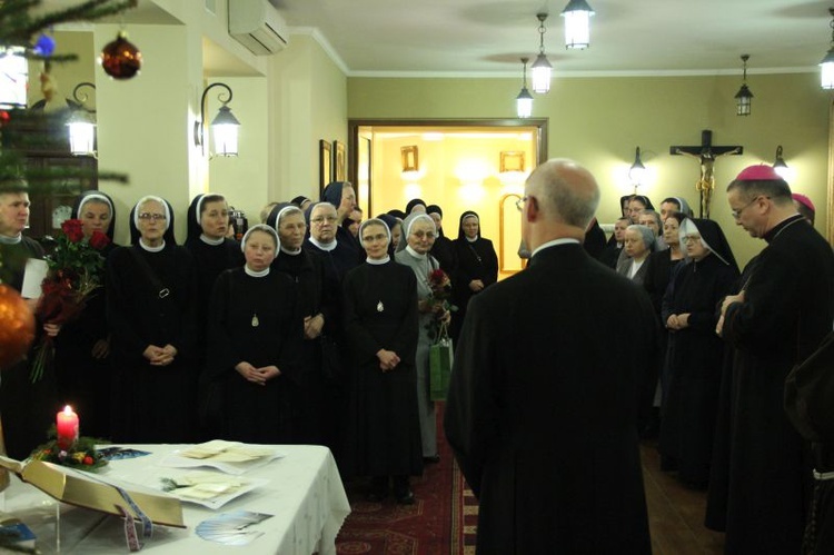 Spotkanie opłatkowe sióstr zakonnych z bp. Tadeuszem Lityńskim