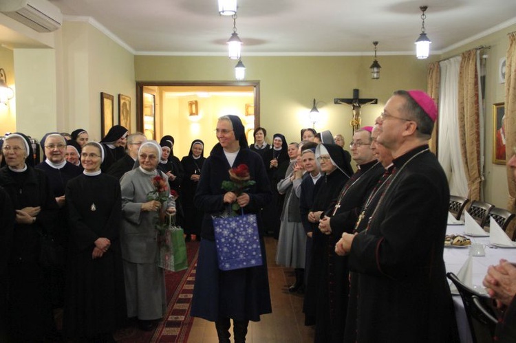 Spotkanie opłatkowe sióstr zakonnych z bp. Tadeuszem Lityńskim