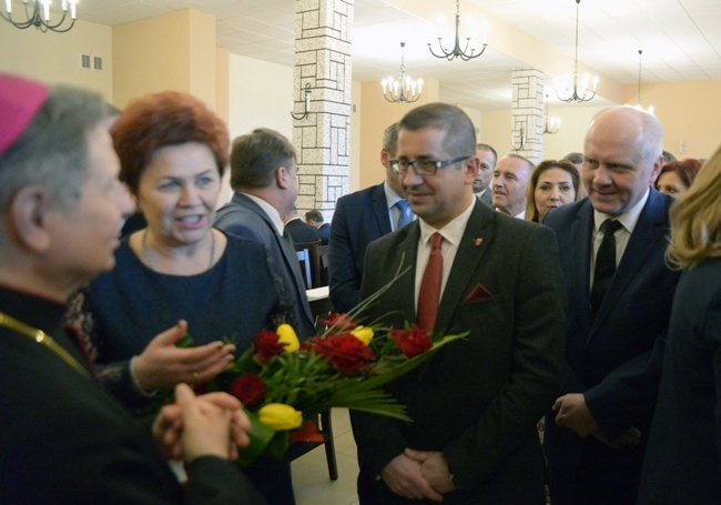 Spotkanie bp. Henryka Tomasika z samorządowcami