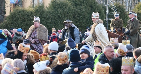 Orszak poprowadzili Trzej Królowie