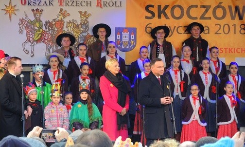 Para prezydencka na skoczowskiej scenie