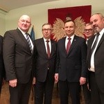 Prezydent Andrzej Duda w skoczowskim Ratuszu