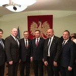 Prezydent Andrzej Duda w skoczowskim Ratuszu