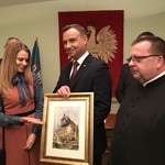 Prezydent Andrzej Duda w skoczowskim Ratuszu