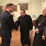 Prezydent Andrzej Duda w skoczowskim Ratuszu