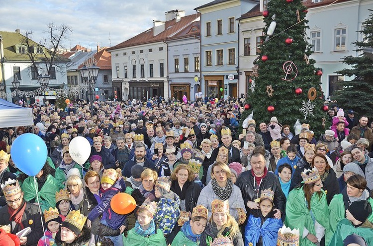 7. Orszak Trzech Króli na Rynku w Bielsku-Białej - 2018