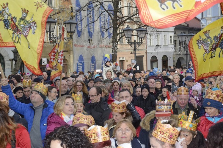 7. Orszak Trzech Króli na Rynku w Bielsku-Białej - 2018