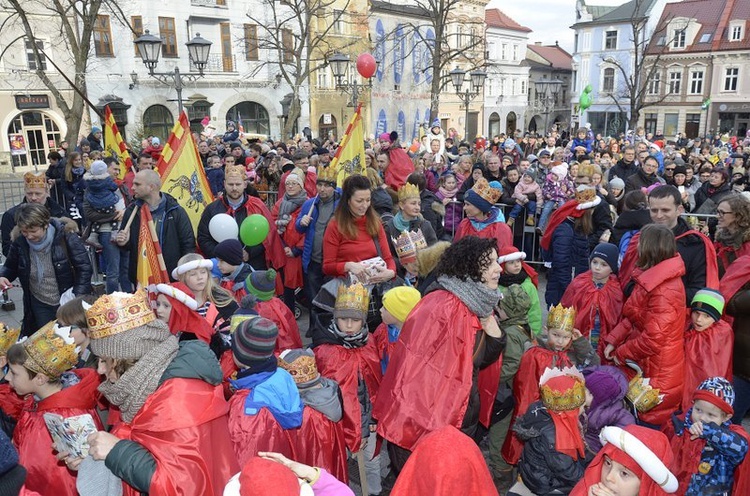 7. Orszak Trzech Króli na Rynku w Bielsku-Białej - 2018