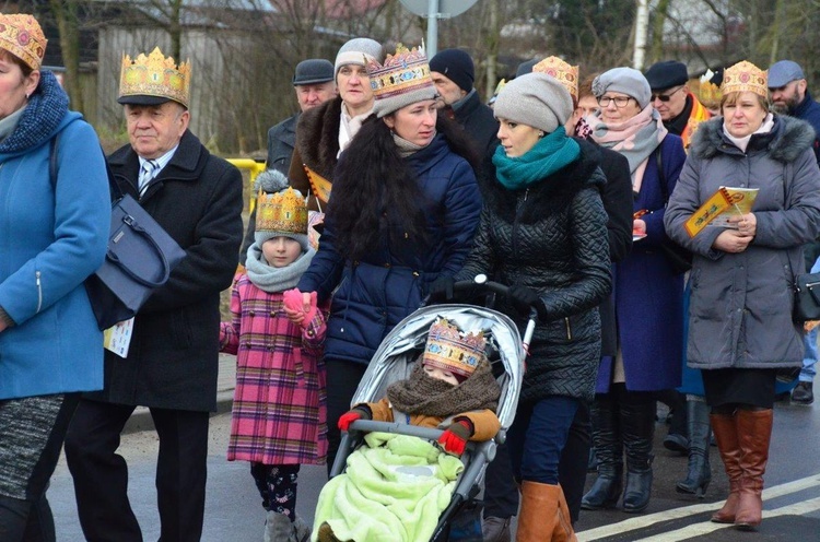 Orszak Trzech Króli w parafii Potok Stany