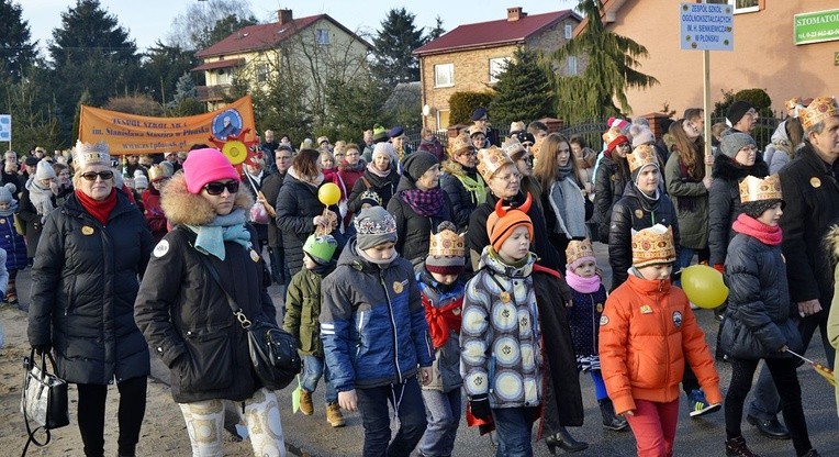 Płońsk. Orszak Trzech Króli