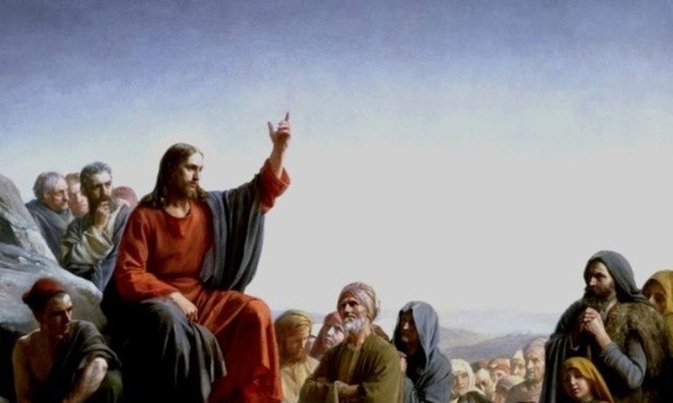 Jezus naucza tłumy