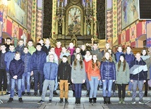 W Przeczycy gros to gimnazjaliści ze szkoły w Brzostku w diecezji rzeszowskiej.