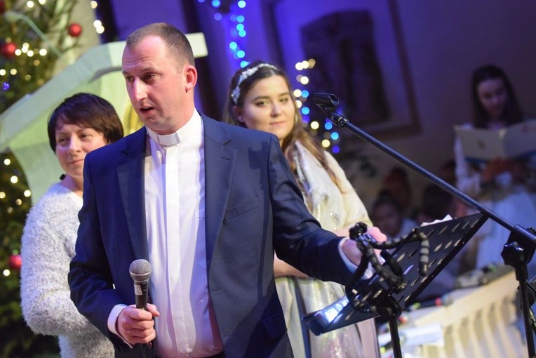 Koncert kolęd Diakonii Effatha w Strzegomiu.