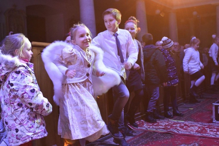 Koncert kolęd Diakonii Effatha w Strzegomiu.