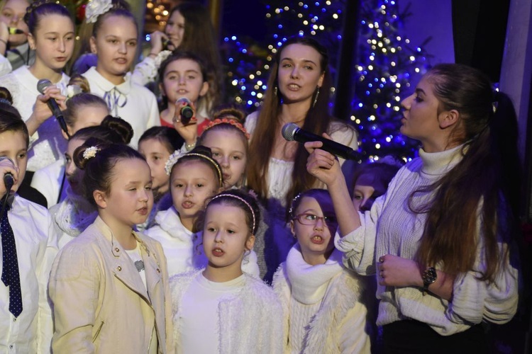 Koncert kolęd Diakonii Effatha w Strzegomiu.