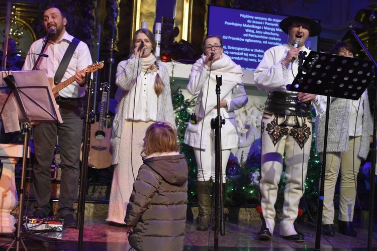 Koncert kolęd Diakonii Effatha w Strzegomiu.