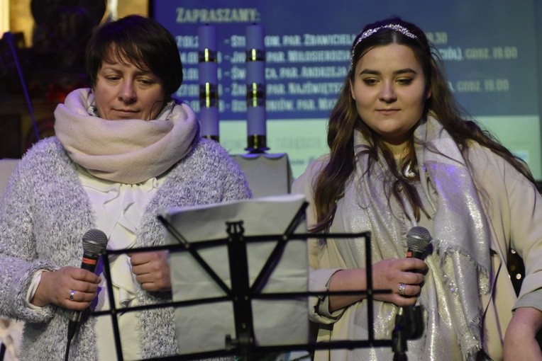 Koncert kolęd Diakonii Effatha w Strzegomiu.