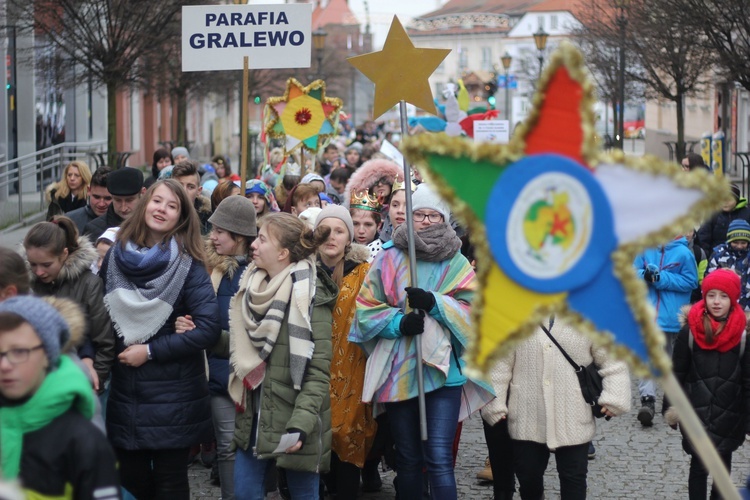 Mali kolędnicy w Płocku