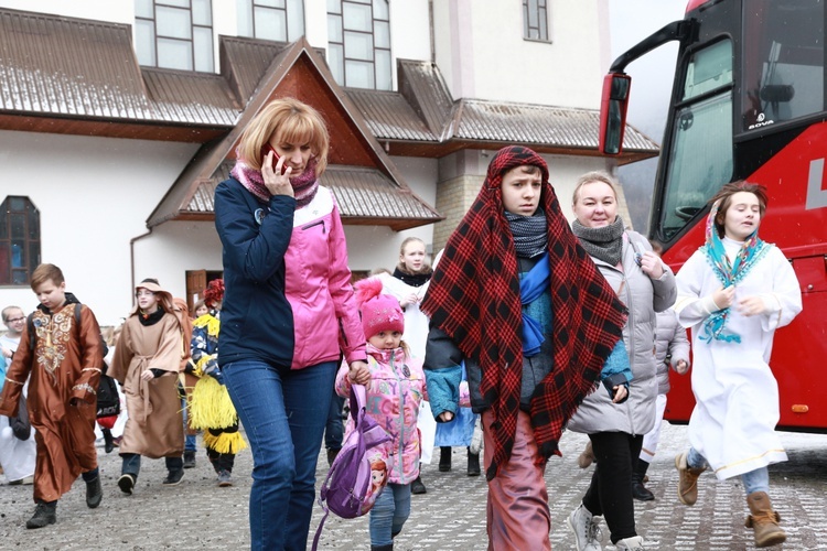 Kolędnicy misyjni w Tylmanowej