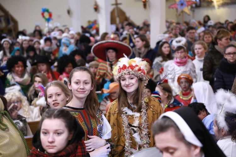 Kolędnicy misyjni w Tylmanowej