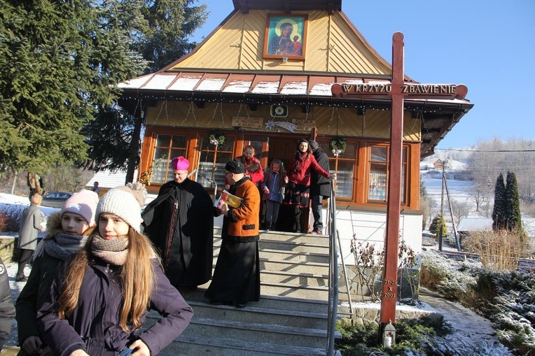 Uroczystość w kaplicy na Jamnem