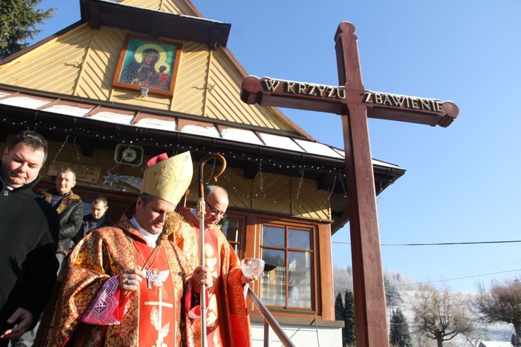 Uroczystość w kaplicy na Jamnem