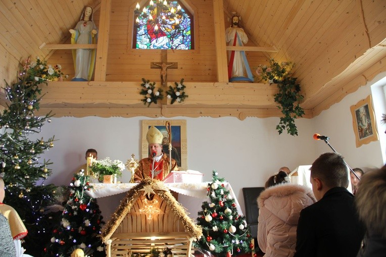 Uroczystość w kaplicy na Jamnem