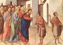 Duccio, Uzdrowienie niewidomego