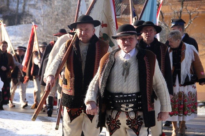 Opłatek górali w Ochotnicy Górnej