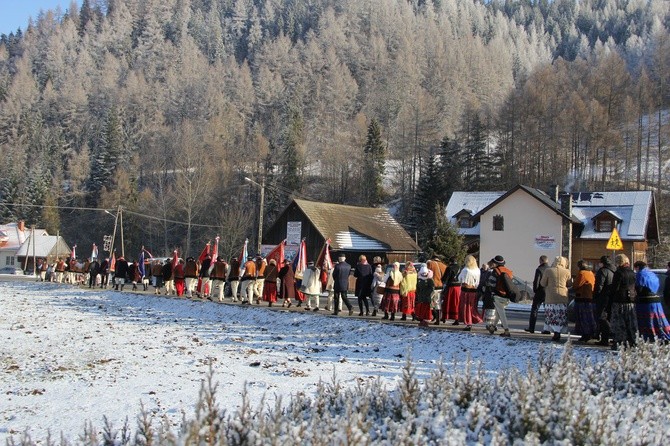 Opłatek górali w Ochotnicy Górnej