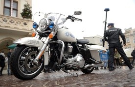 Policjanci na Harleyu
