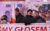 Obrońcy życia pikietowali na placu Chrobrego w Bielsku-Białej