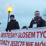 Obrońcy życia pikietowali na placu Chrobrego w Bielsku-Białej