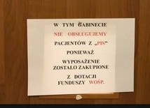 Lekarz tłumaczy się z kartki o wyborcach PiS