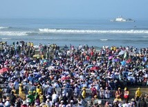 Nadmorski bulwar Huanchaco w Trujillo