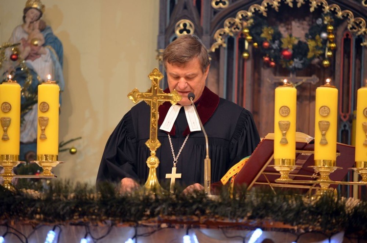 Msza św. z udziałem luterańskich biskupów