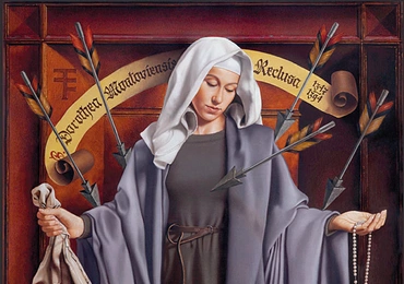 Krzysztof Izdebski-Cruz „Bł. Dorota z Mątowów”, bazylika Mariacka, Gdańsk.