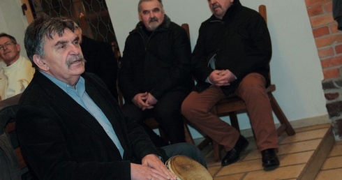 Jan Budziaszek w pustelni