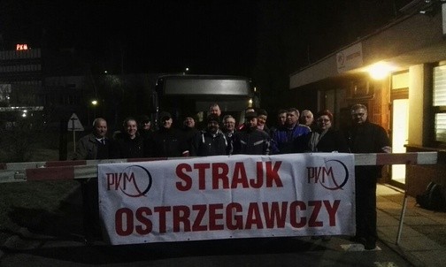 Strajk w jastrzębskim PKM