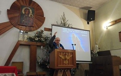 Henryk Krzosek ze SNE Archidiecezji Szczecińsko-Kamieńskiej w Witkowie koło Stargardu