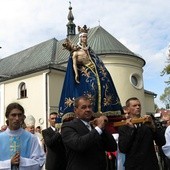 Z "Gościem" w parafii w Hałcnowie