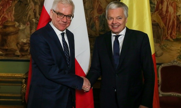 Jacek Czaputowicz spotkał się z MSZ Belgii Didierem Reyndersem