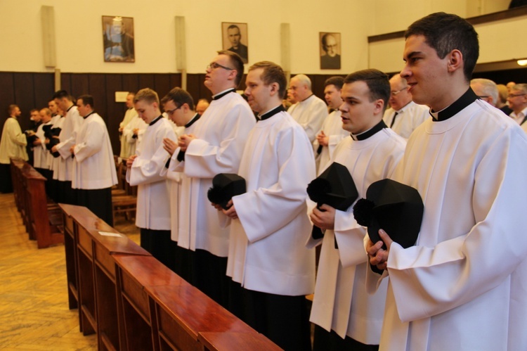 Obłóczyny w Wyższym Śląskim Seminarium Duchownym