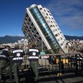 Trzęsienie ziemi na Tajwanie - coraz większa liczba ofiar