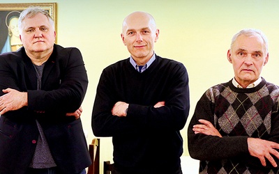 Sławomir Sietkiewicz (od lewej), Tadeusz Jastrzębski i Jan Zbytniewski.