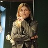 Joanna Jurgała-Jureczka w ustrońskiej kawiarence "Pod Zielonym Rowerem"