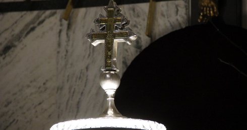 Niemy świadek cierpień Chrystusa odwiedza Koszutkę