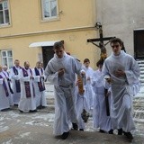 Modlitwa przy grobie Hanny Chrzanowskiej